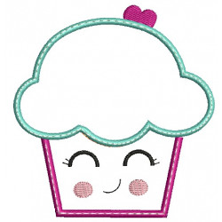 Stickdatei - Cupcake Appli